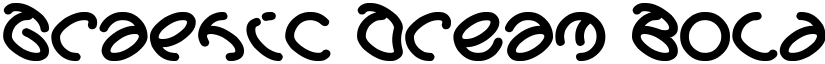 Graphic Dream Bold font
