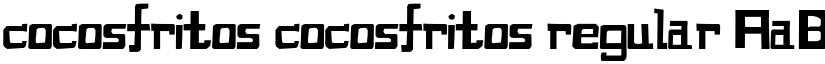 cocosfritos cocosfritos regular font