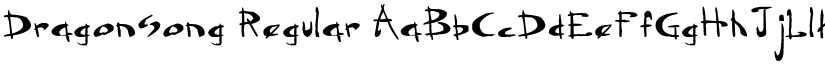 Dragonsong Regular font