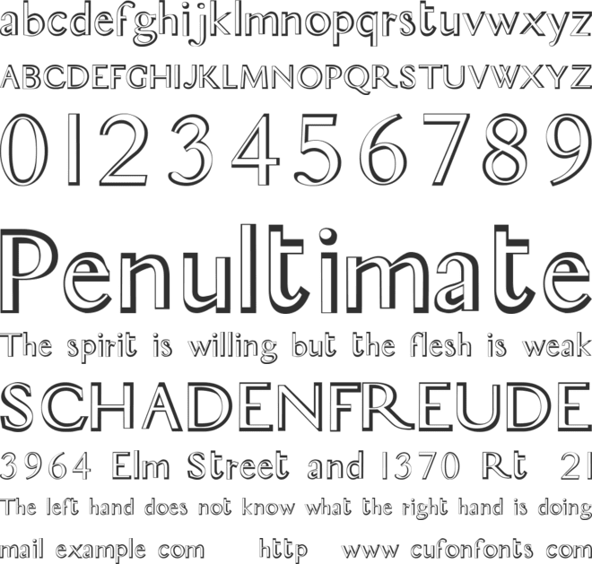 Breo font preview