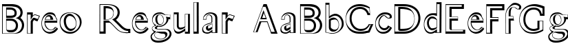 Breo Regular font