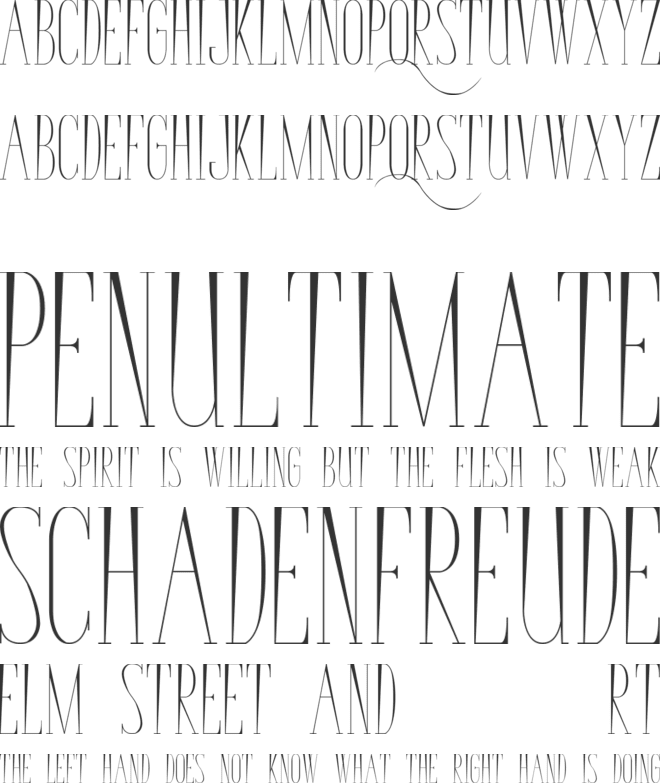 Bunga Cengkih font preview