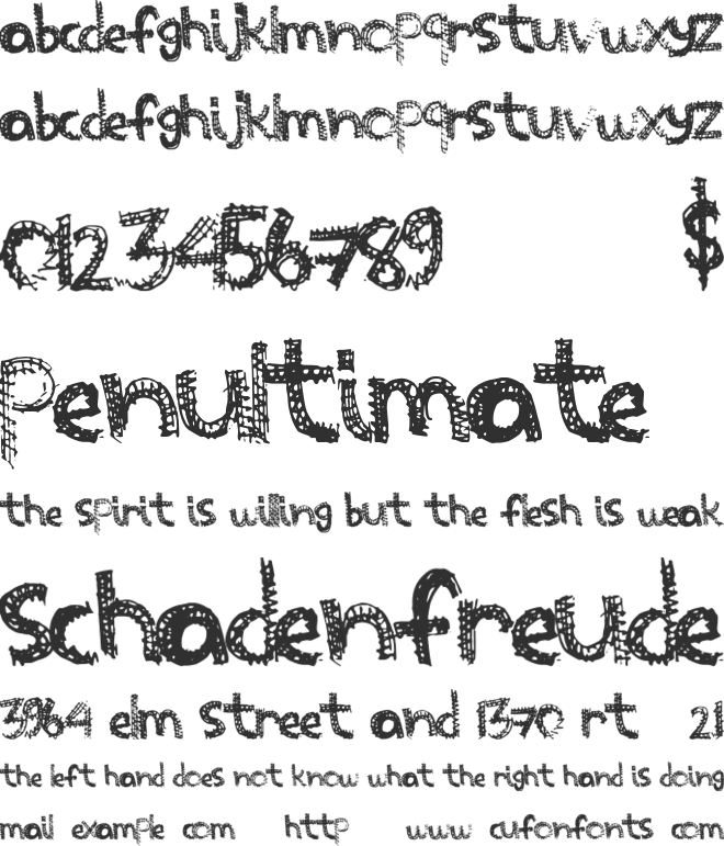 ScratchThis font preview