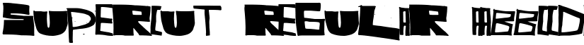 SuperCut Regular font