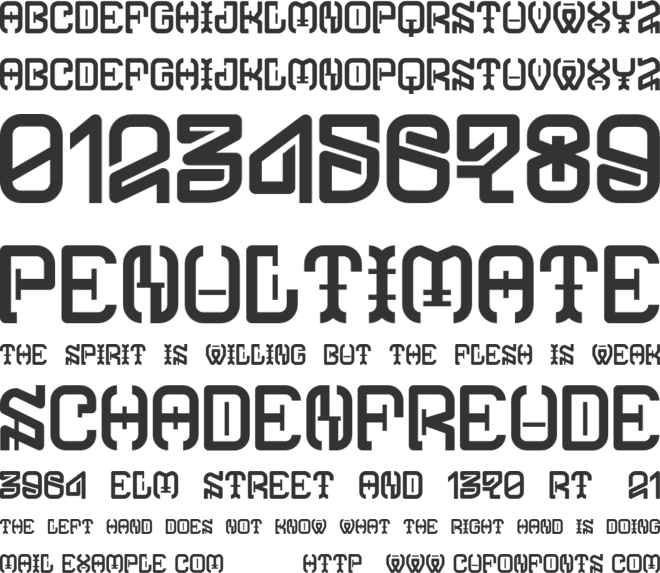 Typodika font preview