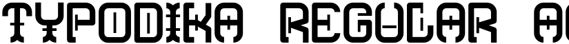 Typodika Regular font