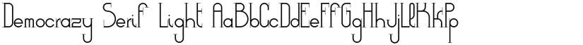 Democrazy Serif font download