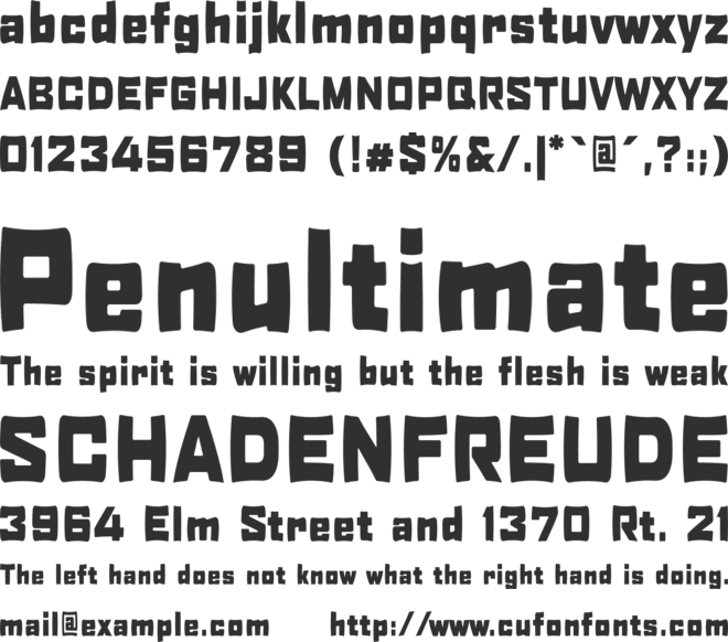 H0bby of night font preview