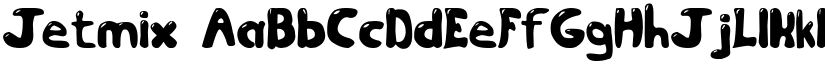 Jetmix font