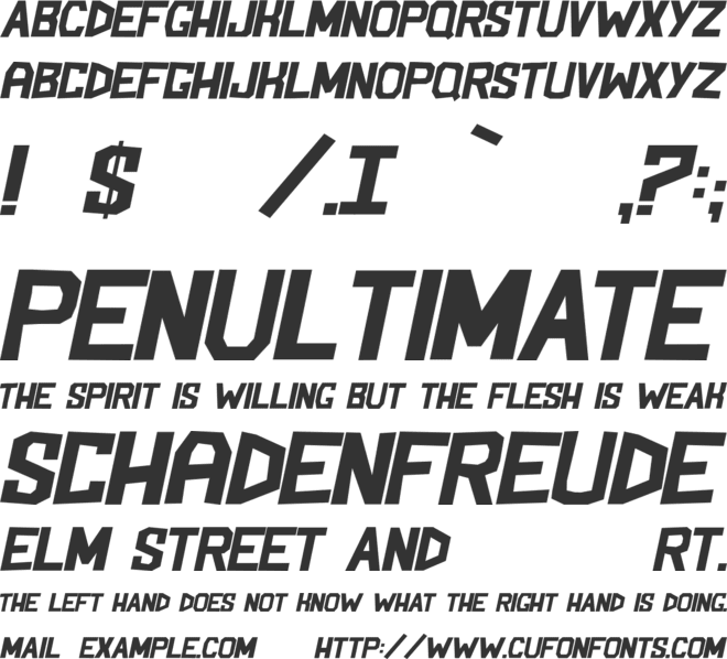 Blockem Sockem font preview