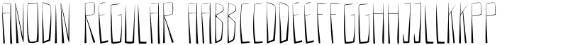 ANODIN Regular font