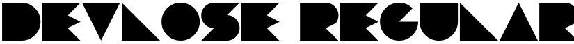 Devlose Regular font