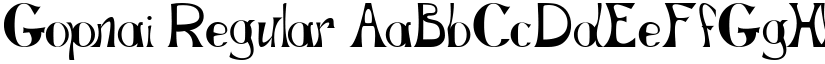 Gopnai Regular font