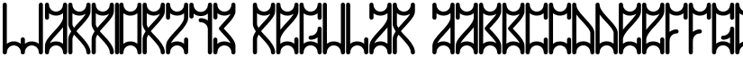 Warriorz73 font download