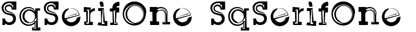 SqSerifOne font download