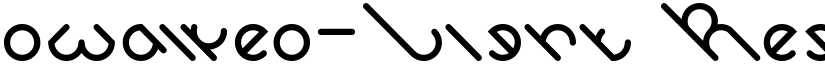 owaikeo-Light Regular font