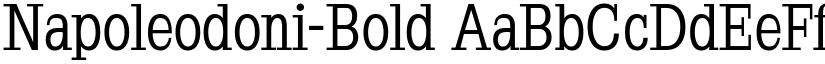 Napoleodoni-Bold font