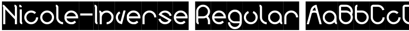 Nicole-Inverse Regular font