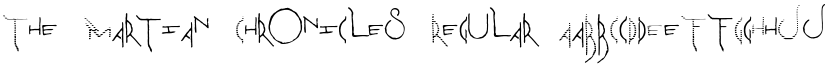 The Martian Chronicles font download