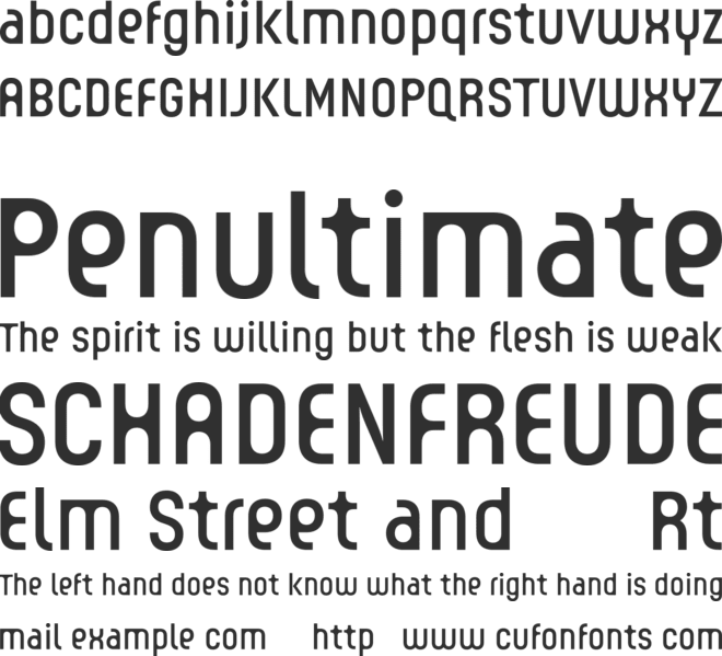 Guhly font preview