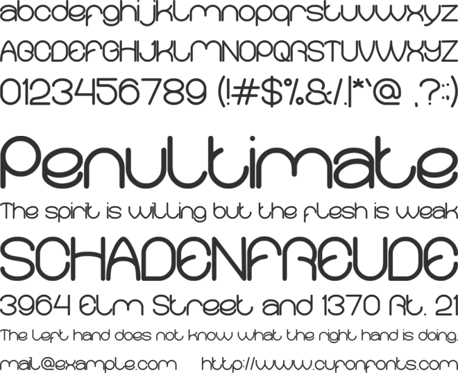 Merpati Putih font preview