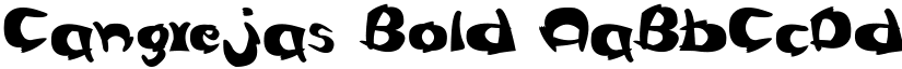 Cangrejas font download