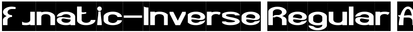 Funatic-Inverse Regular font