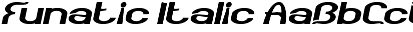 Funatic Italic font