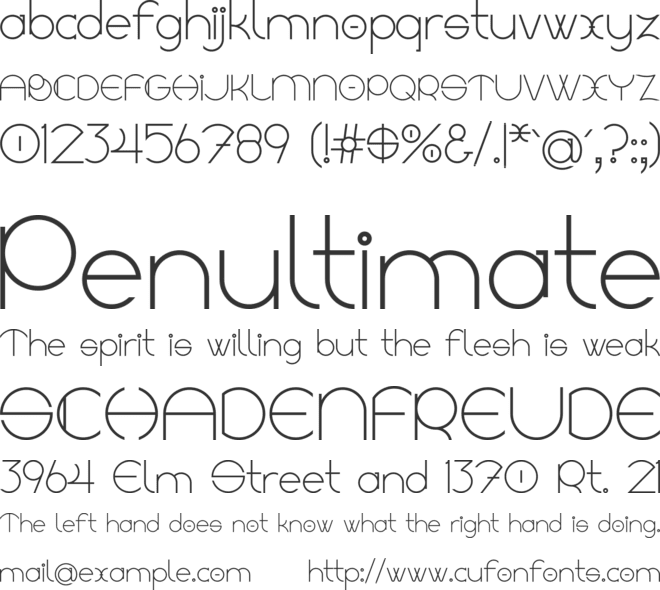 Linyat Bilog font preview