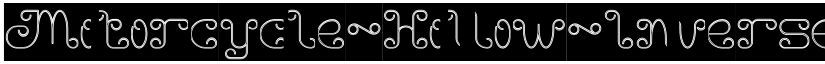 Motorcycle-Hollow-Inverse Regular font