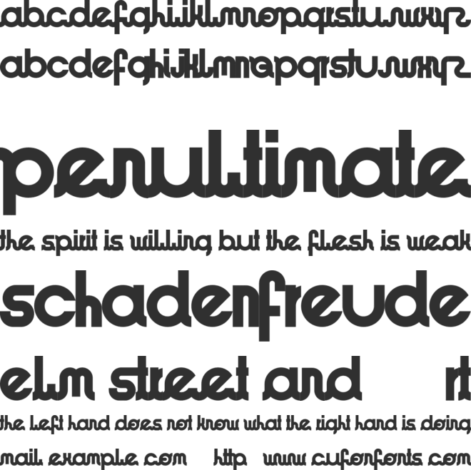 ImaCool font preview