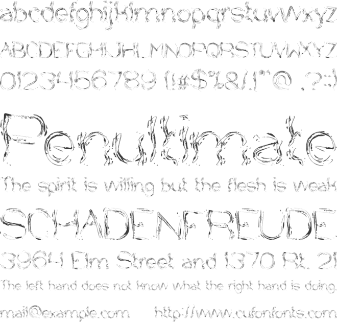 Nice Dream Come True font preview