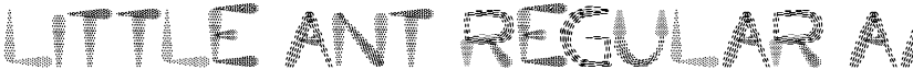 Little Ant Regular font