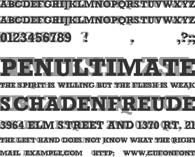 Remanence font preview