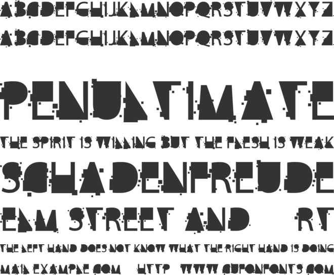 cube kila font preview