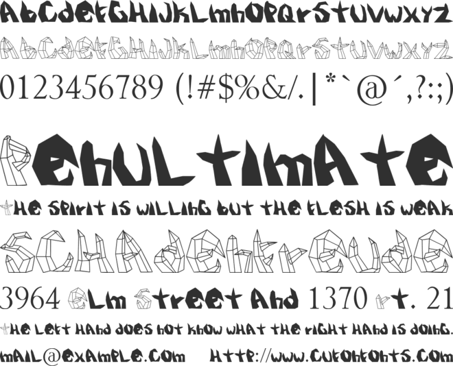 kristall font preview