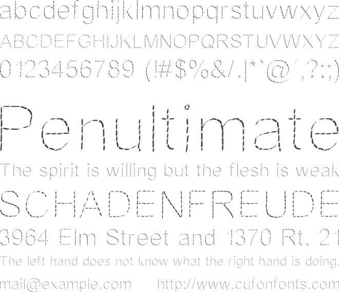 JDFantasy font preview