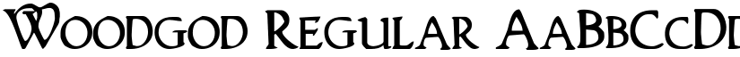 Woodgod Regular font