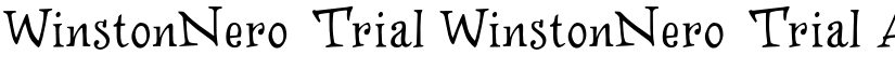 WinstonNero_Trial WinstonNero_Trial font
