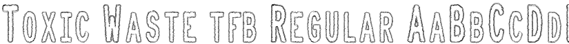 Toxic Waste tfb Regular font
