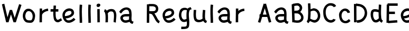 Wortellina Regular font