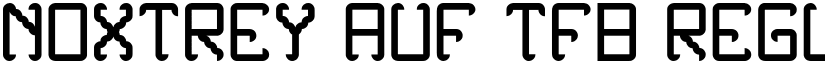 Noxtrey Auf tfb Regular font
