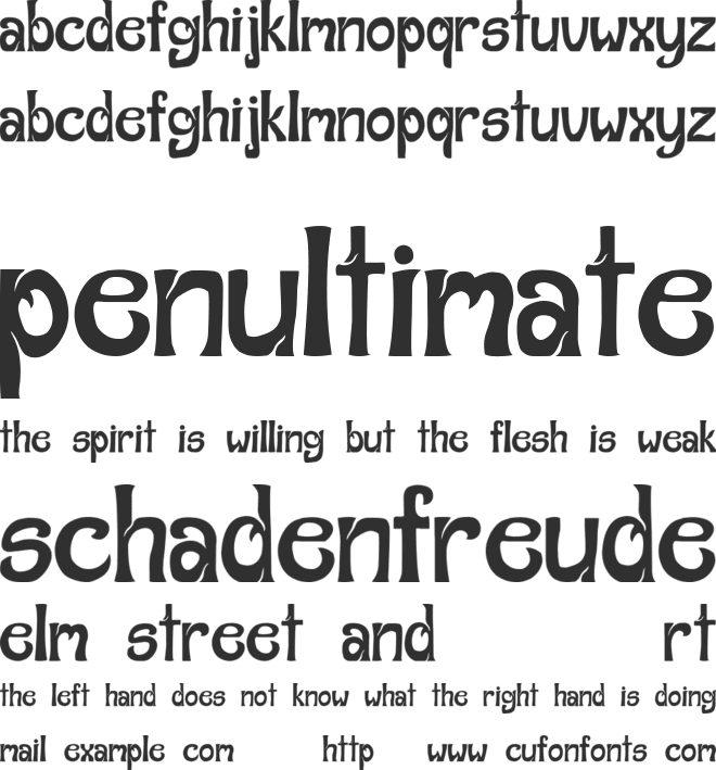 Italexico font preview