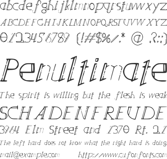 CrispyWu font preview