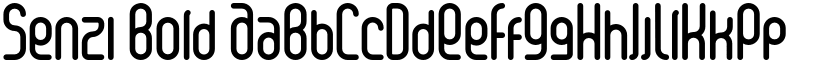 Senzi Bold font