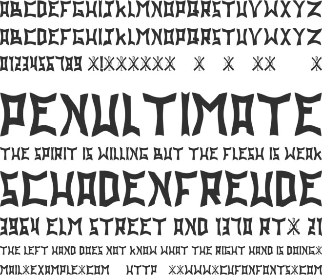 dadapaw friends font preview