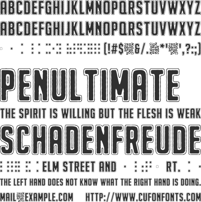 The Beginning Of Memory font preview