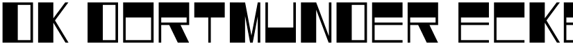 DK Dortmunder Ecke font download