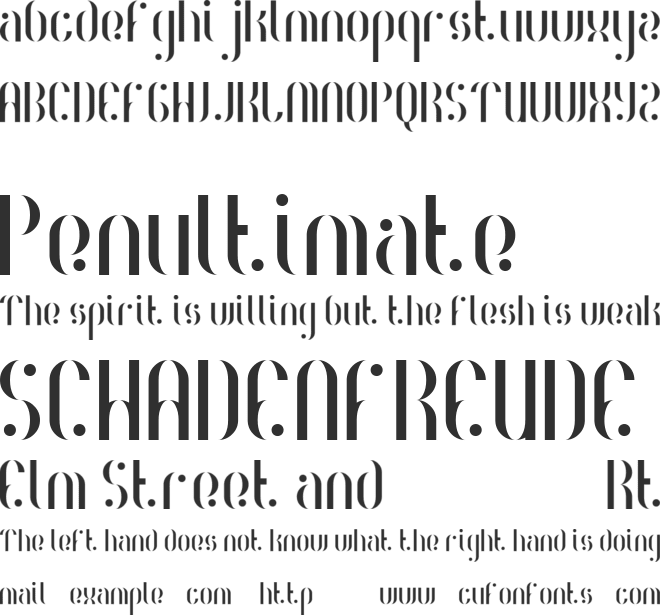 Royalty Code font preview