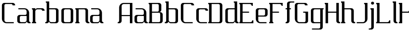 Carbona font